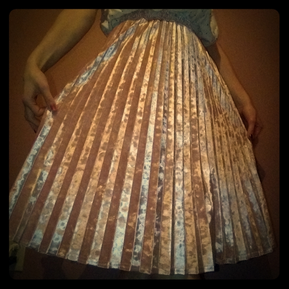 Long Velvet Skirt